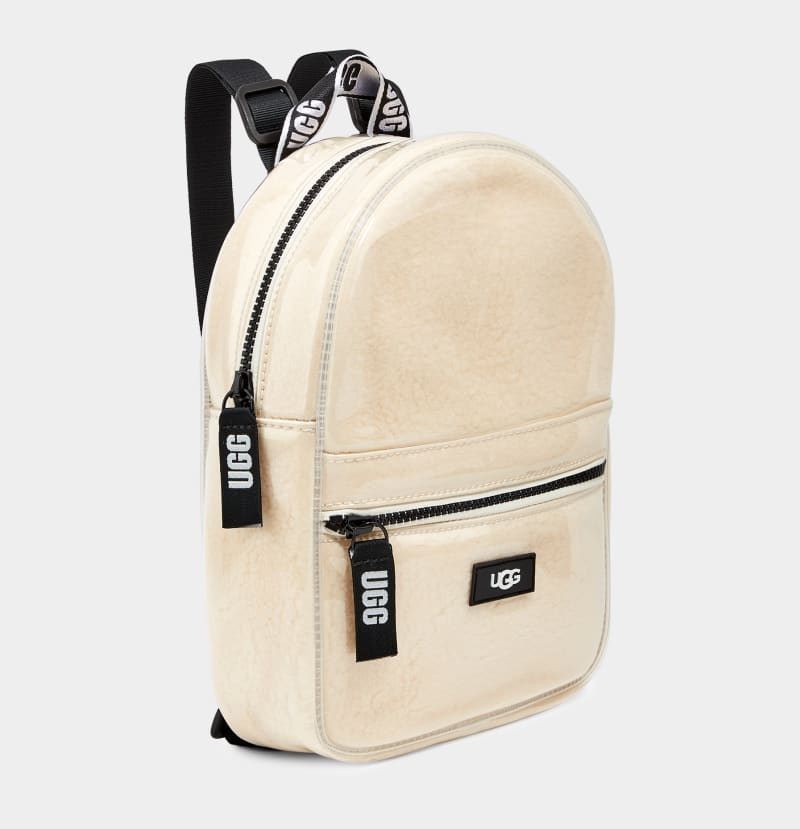 Beige Ugg Dannie Ii Mini Clear Women's Backpacks | Saudi Arabia-4392018