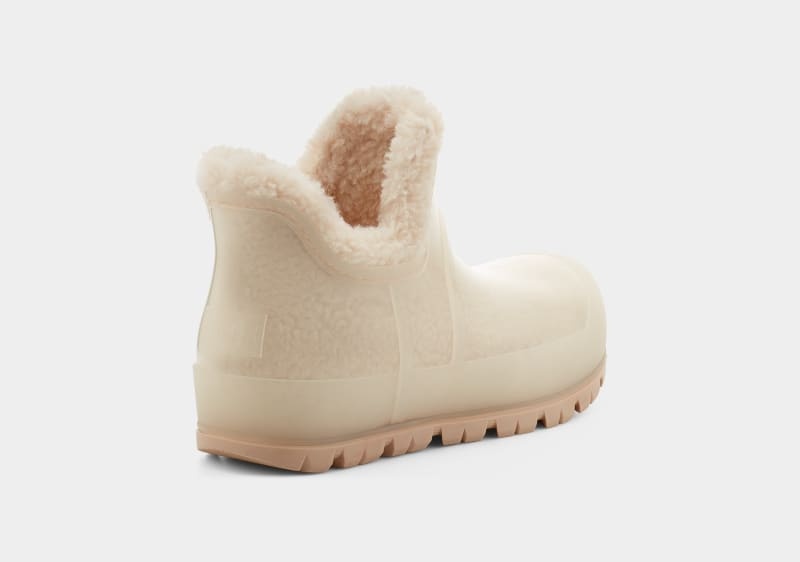 Beige Ugg Raincloud Clear Women's Boots | Saudi Arabia-9476201