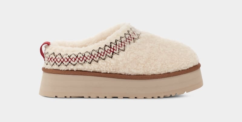 Beige Ugg Tazz Ugg Braid Women\'s Clogs | Saudi Arabia-1206573