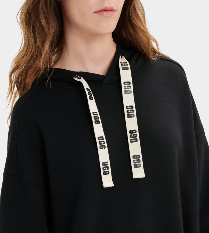 Black Ugg Aderyn Hoodie Women's Dress | Saudi Arabia-9260741