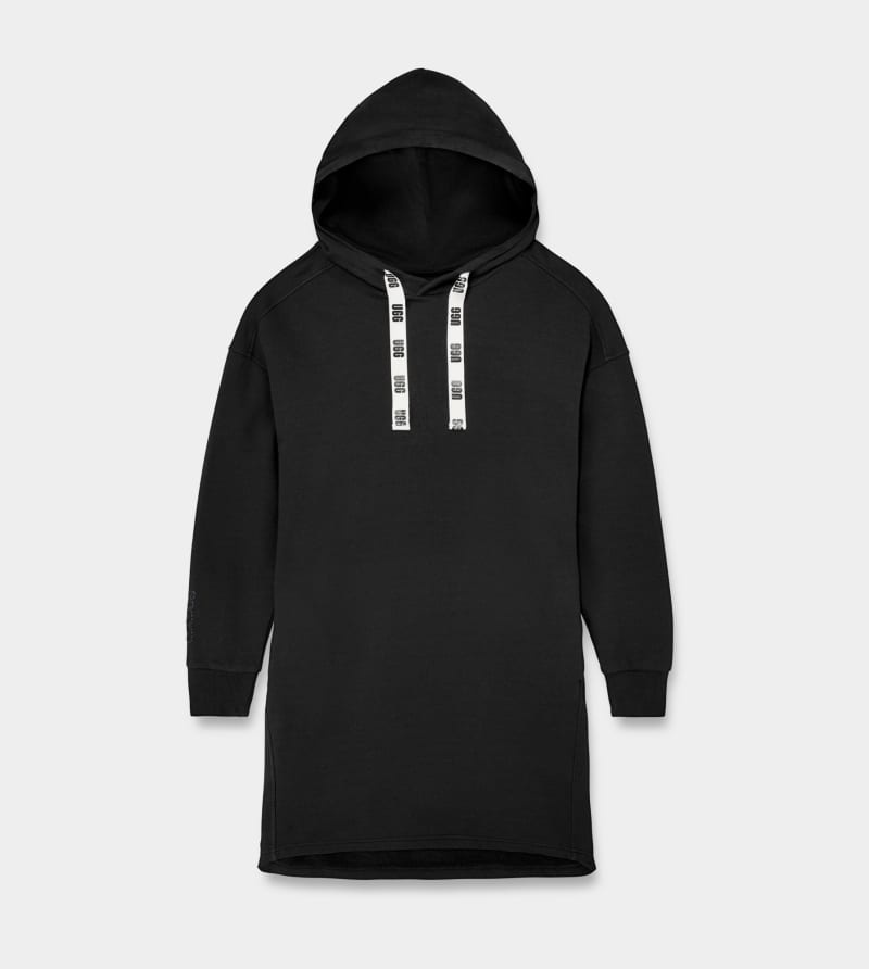 Black Ugg Aderyn Hoodie Women's Dress | Saudi Arabia-9260741