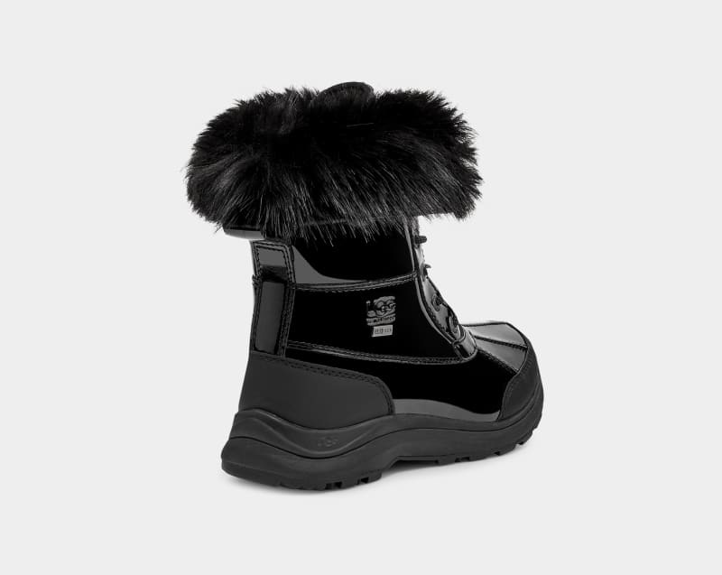 Black Ugg Adirondack Iii Patent Women's Boots | Saudi Arabia-5479260