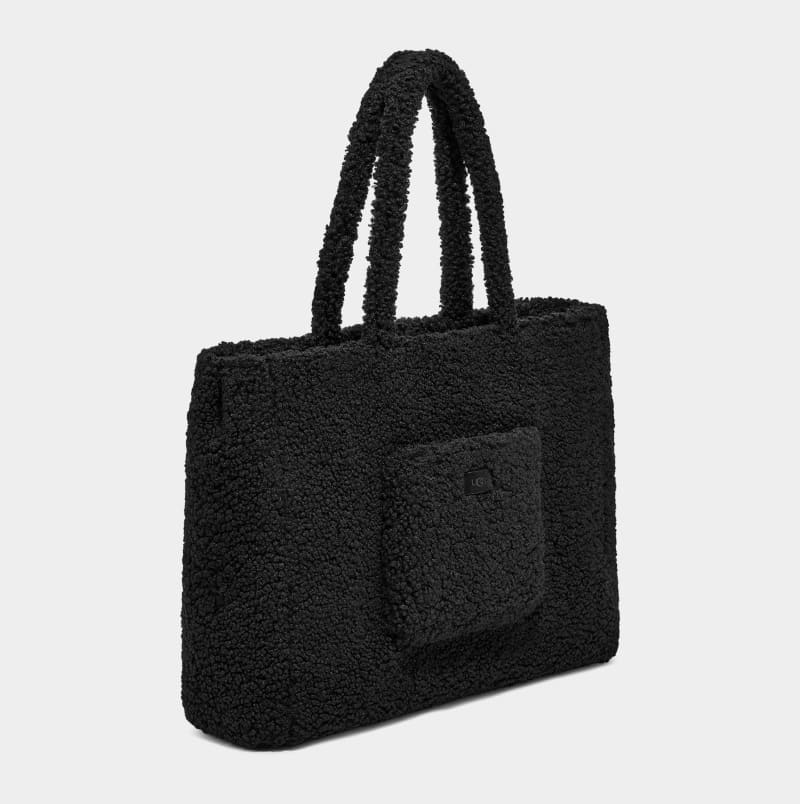 Black Ugg Adrina Sherpa Women's Tote Bags | Saudi Arabia-0849372