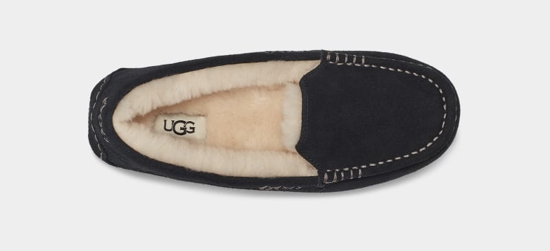 Black Ugg Ansley Women's Moccasins | Saudi Arabia-6042597