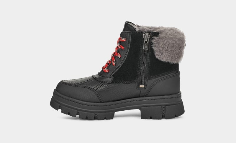 Black Ugg Ashton Addie Kids' Winter Boots | Saudi Arabia-5286704