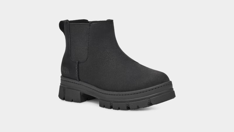 Black Ugg Ashton Kids' Chelsea Boots | Saudi Arabia-8537904