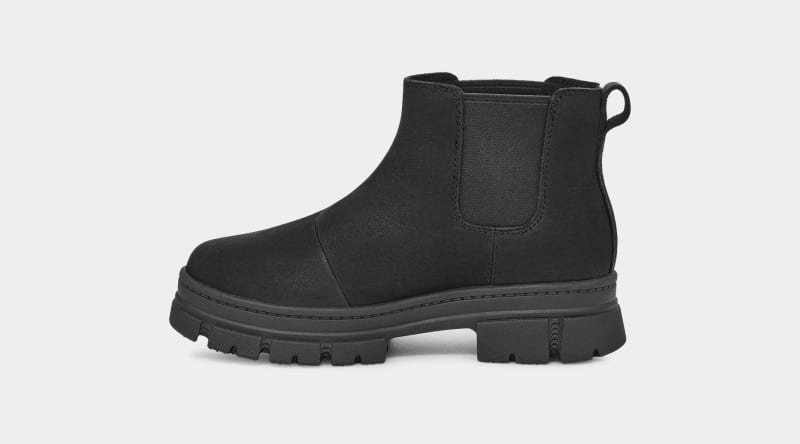 Black Ugg Ashton Kids' Chelsea Boots | Saudi Arabia-8537904