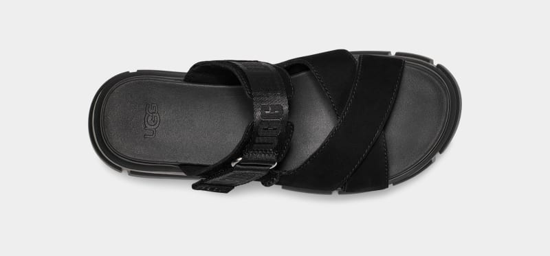 Black Ugg Ashton Women's Slides | Saudi Arabia-1246753