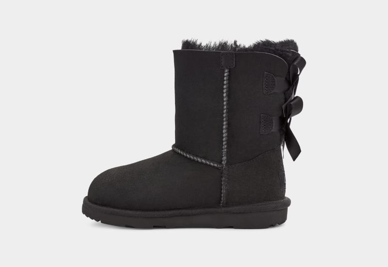 Black Ugg Bailey Bow Ii Kids' Winter Boots | Saudi Arabia-4978165