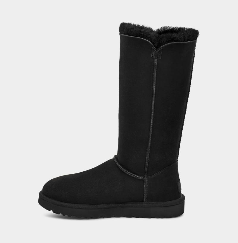 Black Ugg Bailey Button Triplet Ii Women's Boots | Saudi Arabia-7368401