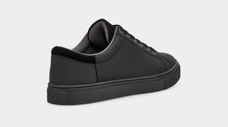 Black Ugg Baysider Low Weather Men's Sneakers | Saudi Arabia-7402913