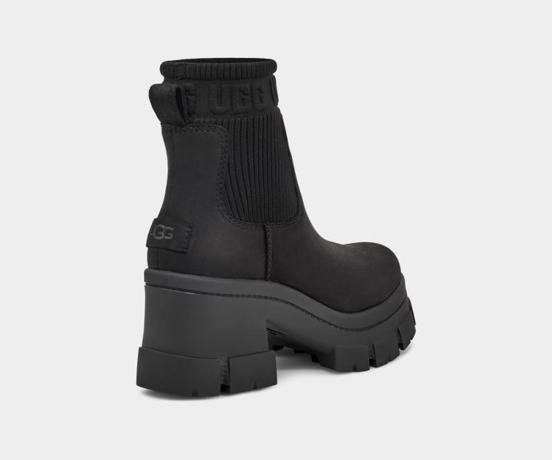 Black Ugg Brooklyn Women's Chelsea Boots | Saudi Arabia-0341962