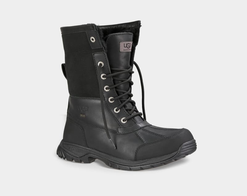 Black Ugg Butte Men's Boots | Saudi Arabia-4152893