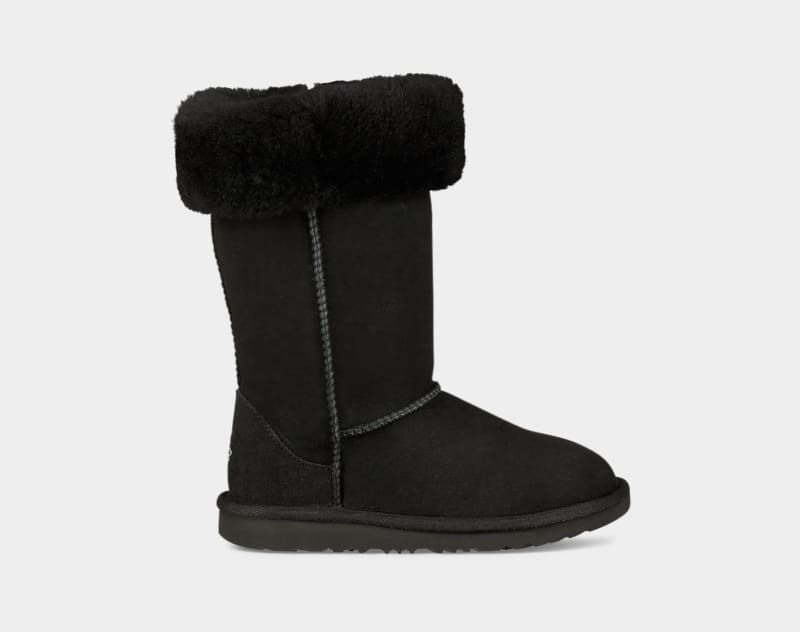 Black Ugg Classic Ii Tall Kids' Boots | Saudi Arabia-2467351