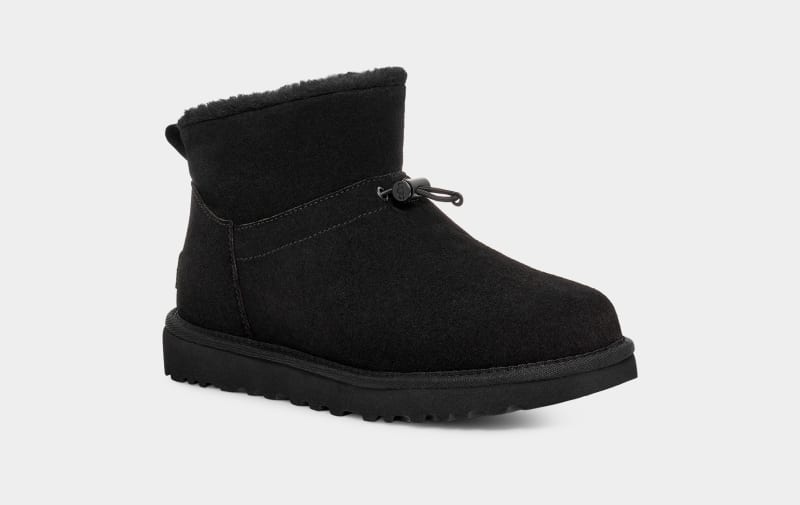 Black Ugg Classic Mini Toggler Women's Boots | Saudi Arabia-5172304