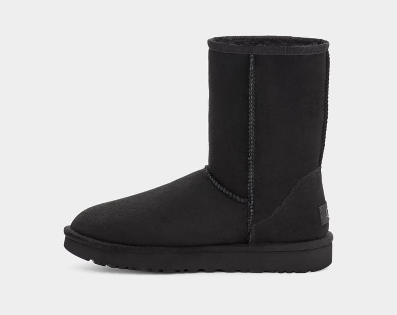 Black Ugg Classic Short Ii Women's Boots | Saudi Arabia-6089237