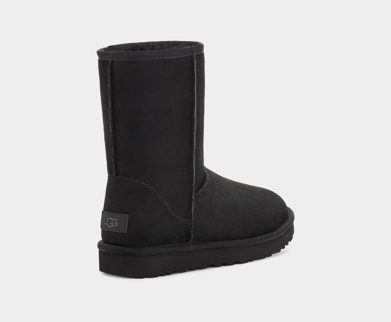 Black Ugg Classic Short Ii Women's Boots | Saudi Arabia-6089237