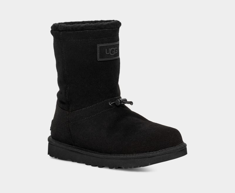 Black Ugg Classic Short Toggler Women's Winter Boots | Saudi Arabia-2078451