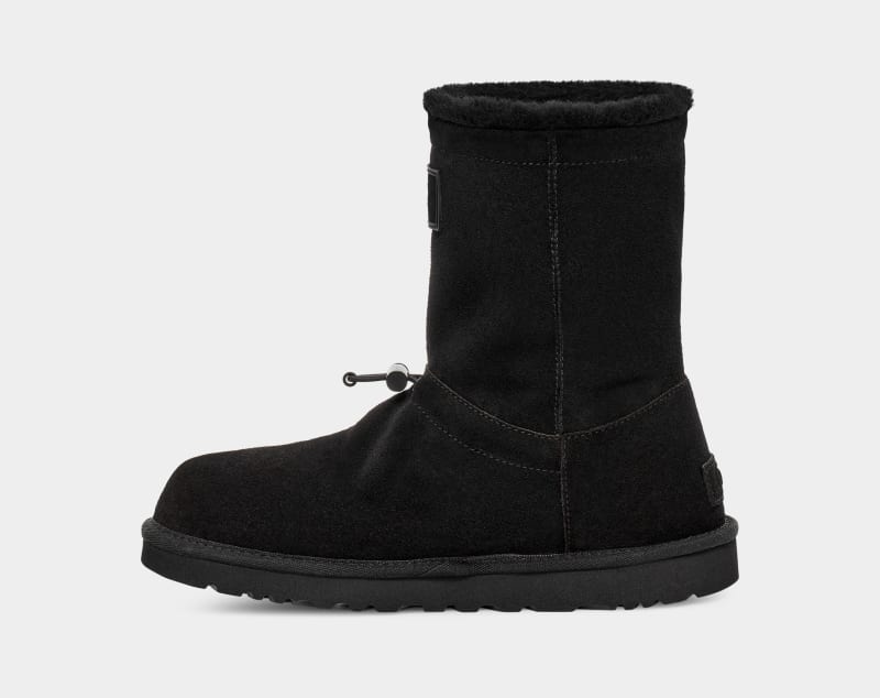 Black Ugg Classic Short Toggler Women's Winter Boots | Saudi Arabia-2078451