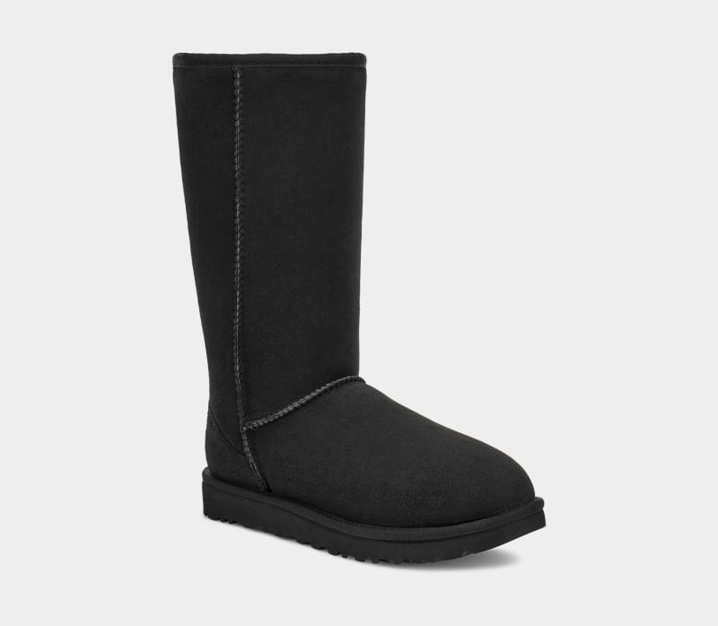 Black Ugg Classic Tall Ii Women's Boots | Saudi Arabia-6305194