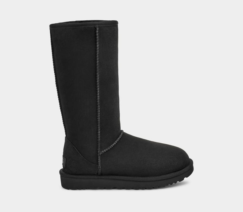 Black Ugg Classic Tall Ii Women\'s Boots | Saudi Arabia-6305194