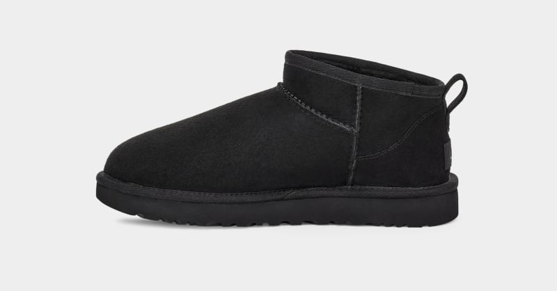 Black Ugg Classic Ultra Mini Women's Boots | Saudi Arabia-8250719