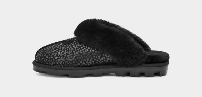 Black Ugg Coquette Sparkle Spots Women's Slippers | Saudi Arabia-9628173