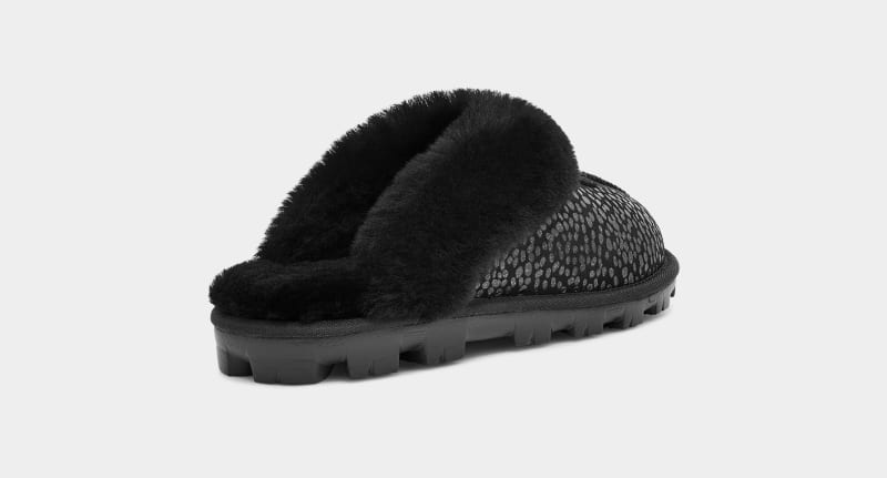 Black Ugg Coquette Sparkle Spots Women's Slippers | Saudi Arabia-9628173