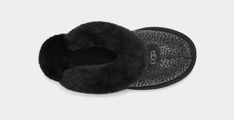 Black Ugg Coquette Sparkle Spots Women's Slippers | Saudi Arabia-9628173