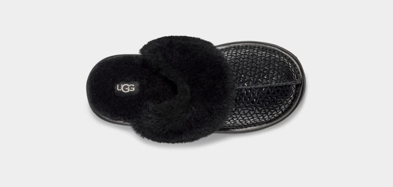 Black Ugg Cozy Ii Gel Hearts Kids' Slippers | Saudi Arabia-7965283