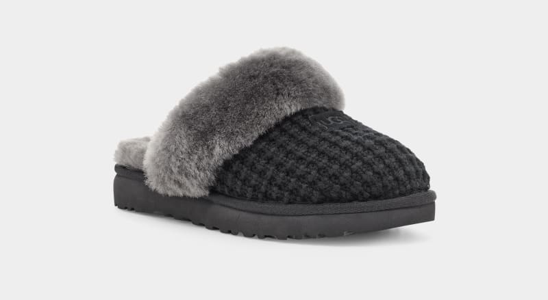 Black Ugg Cozy Women's Slippers | Saudi Arabia-8640725