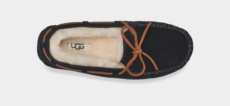 Black Ugg Dakota Women's Moccasins | Saudi Arabia-0715924