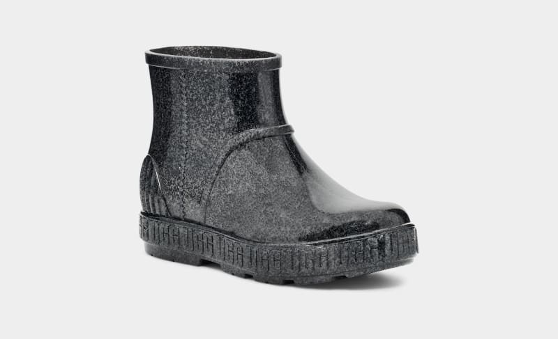 Black Ugg Drizlita Glitter Kids' Boots | Saudi Arabia-2413659