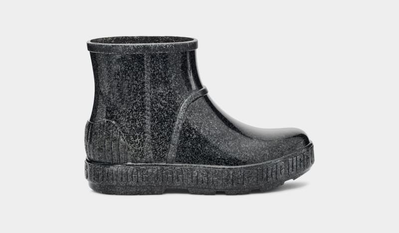 Black Ugg Drizlita Glitter Kids\' Boots | Saudi Arabia-2413659