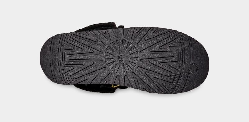 Black Ugg Funkarra Cabin Cuff Women's Sneakers | Saudi Arabia-0596413