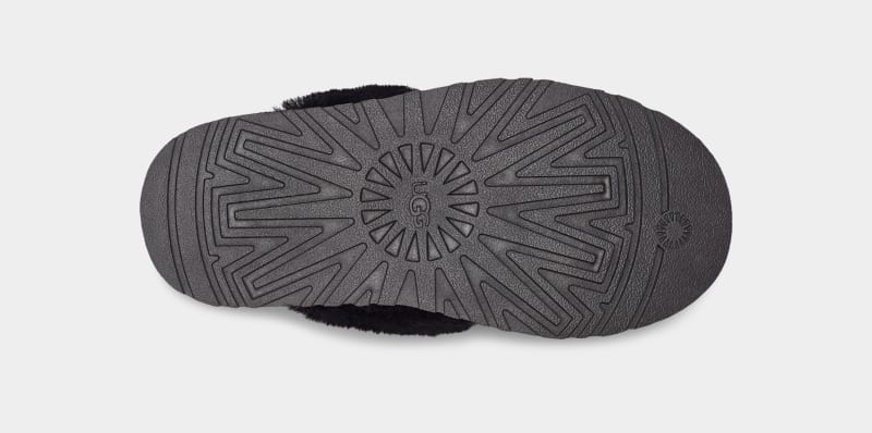 Black Ugg Funkette Women's Slippers | Saudi Arabia-0218957