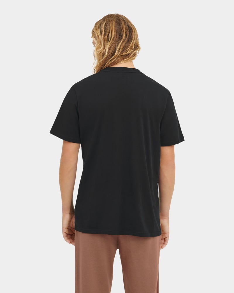 Black Ugg Garrett Crewneck Men's Tops | Saudi Arabia-6582401