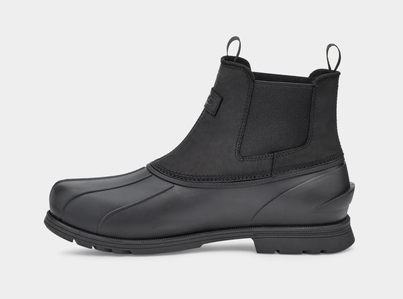 Black Ugg Gatson Men's Chelsea Boots | Saudi Arabia-2359076