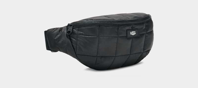 Black Ugg Gibbs Puff Women's Belt Bags | Saudi Arabia-2196503