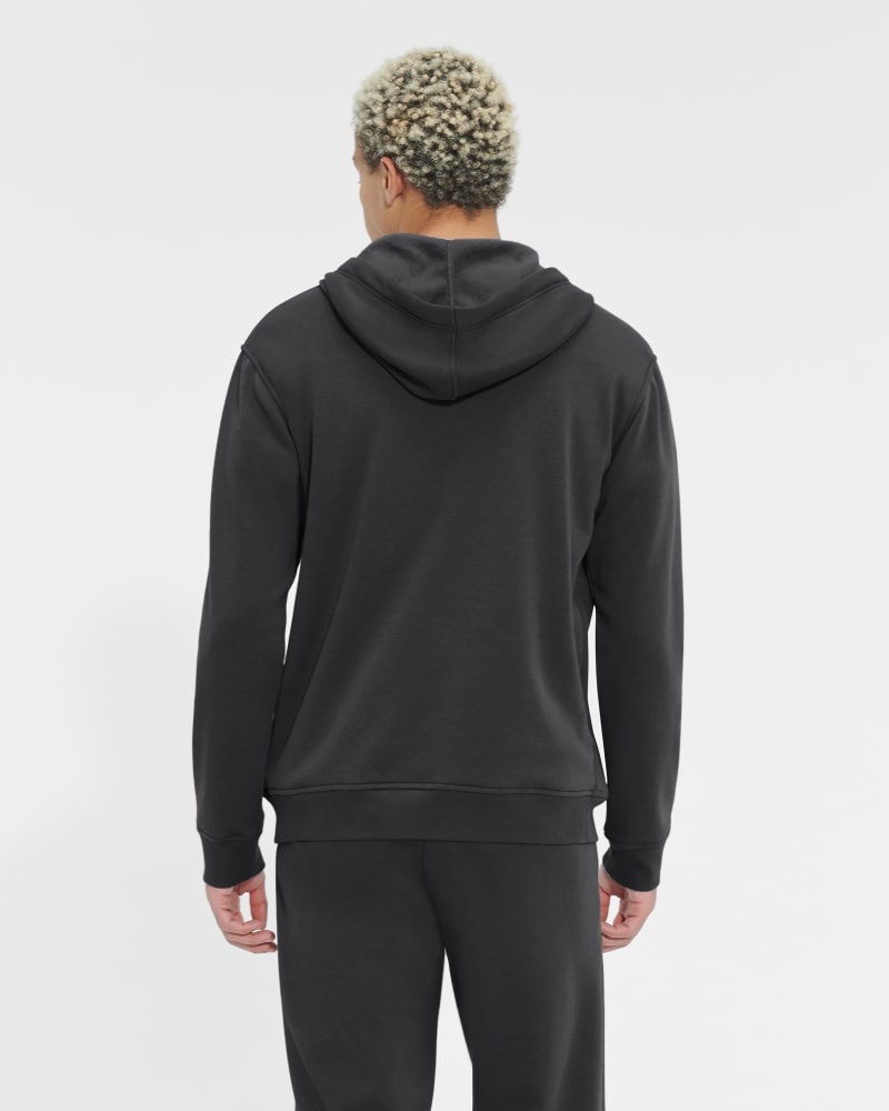 Black Ugg Gordon Zipped Men's Hoodie | Saudi Arabia-8960724