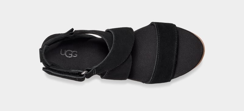 Black Ugg Ileana Ankle Women's Sandals | Saudi Arabia-3597824