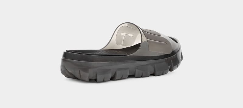 Black Ugg Jella Clear Women's Slides | Saudi Arabia-0138769