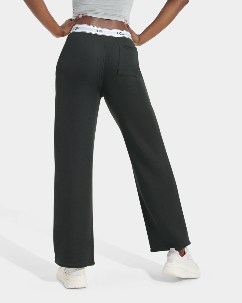 Black Ugg Judie Wide Leg Women's Pants | Saudi Arabia-8629307