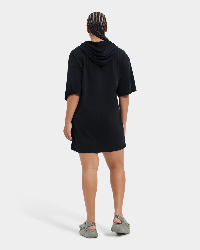 Black Ugg Kassey Hooded T Shirt Women's Dress | Saudi Arabia-6290547