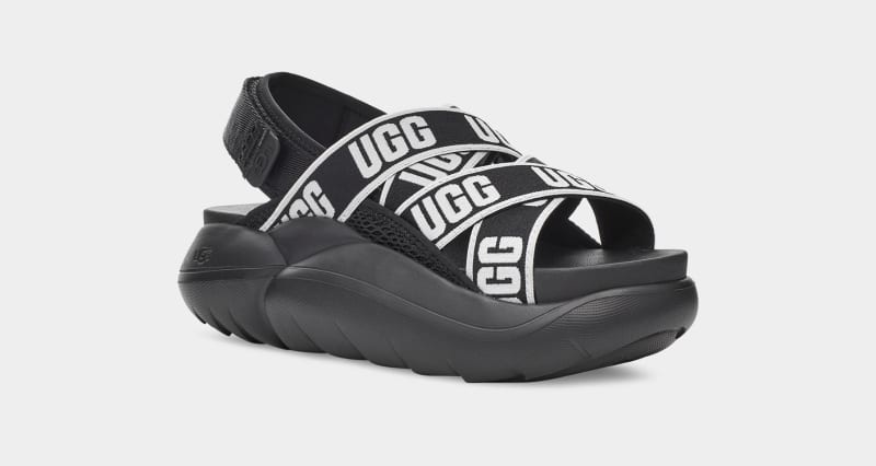 Black Ugg La Cloud Women's Sandals | Saudi Arabia-2173948