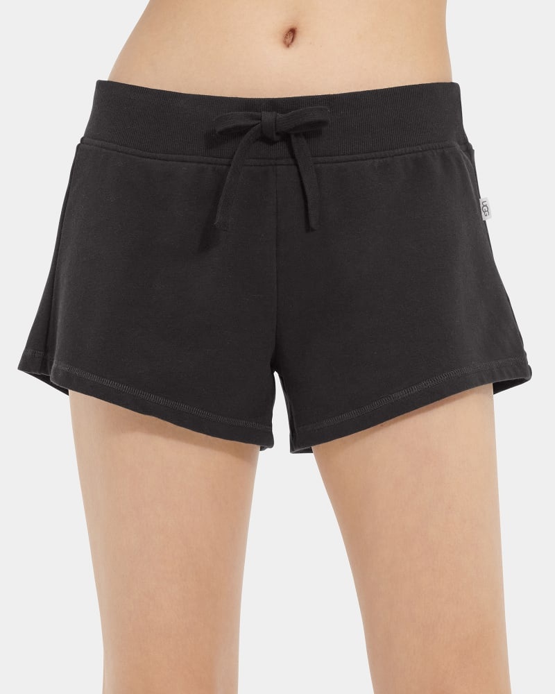 Black Ugg Maurice Micro Terry Women's Shorts | Saudi Arabia-3415790