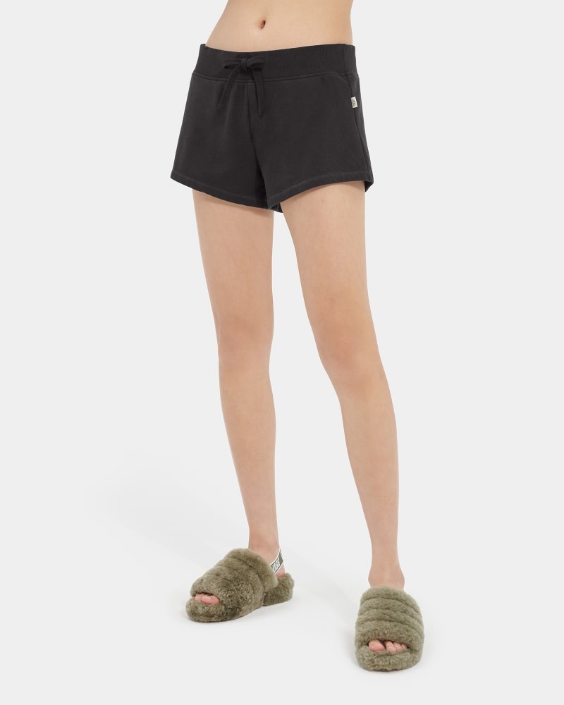 Black Ugg Maurice Micro Terry Women's Shorts | Saudi Arabia-3415790