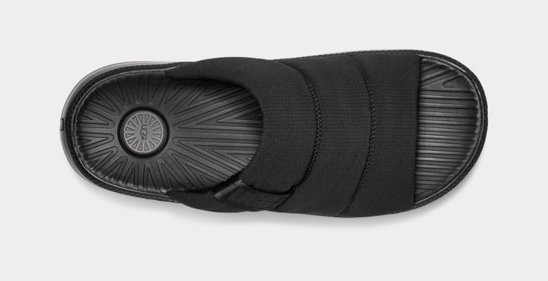 Black Ugg Maxxer Men's Slides | Saudi Arabia-9506713