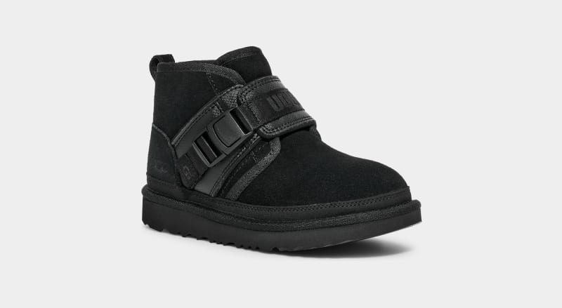 Black Ugg Neumel Snapback Kids' Boots | Saudi Arabia-9248670