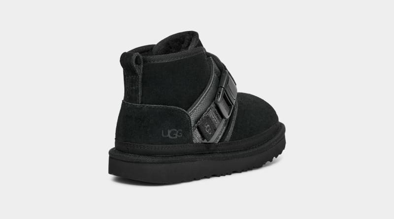 Black Ugg Neumel Snapback Kids' Boots | Saudi Arabia-9248670